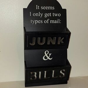 Home good junk& mail holder